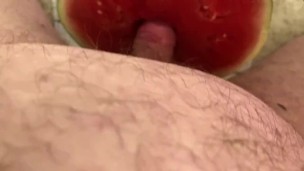 Happy National Watermelon Day!!! I Fuck A Melon. Can’t Cum, Tho