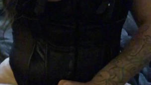 Touching myself w/ vibrating nipple clamps