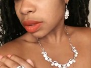 (AUDIO) Cami Creams Wet Pussy Sound Moaning with Jewelry- Homemade 3/16