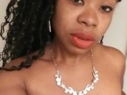 (AUDIO) Cami Creams Wet Pussy Sound Moaning with Jewelry- Homemade 5/16