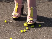 Feet trampled the ball as if it were your balls! Crush fetish.