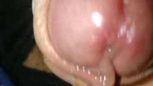 Tiny flaccid grower with precum and foreskinplay, cumshot at the end, enjoy