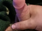 Jerking off after a long day of work