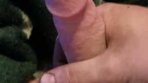 Jerking off after a long day of work