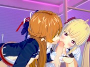 3Way with Girls Frontline Springfield and Virtual Youtuber Rion Takamiya