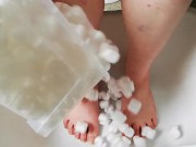 Fun with packing peanuts