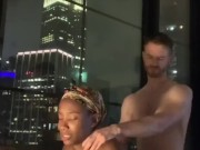 Instagram Fitness Model Gets Her Big Ass Fucked on NYC Rooftop (Public!) 10/16