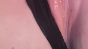 Making myself cum and squirt with one finger