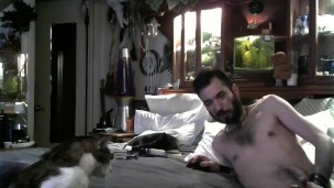Porn + Yanking My Otter Penis For An Intense Orgasm At Friend's Home Alone