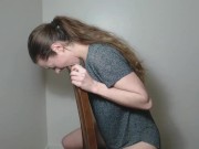 HUGE BBC Dildo Chair Riding 4/16