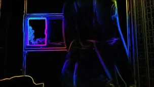 FtM Rave Dance Bottom Strip, Pussy Ass Tease