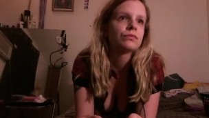 Slutty girl watches porn on xbox part 1