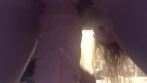 Trying to ride a 10 inch dildo... my pussy is sore. 
