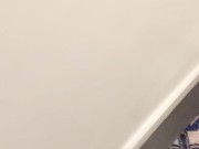 Shooting Cum in hotel hallway listening to couple fuck 10/16