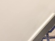 Shooting Cum in hotel hallway listening to couple fuck 9/16