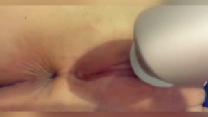 Intense orgasm with huge contractions