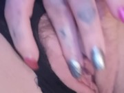 Fingering myself and running my pierced clit 13/16