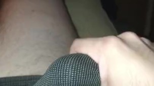  bou from Russia jerking off and moaning his hairy dick