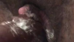 Creaming on a hard dick