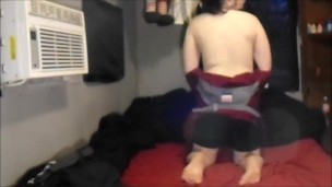 FtM Masculine Strip, Fucks Selenite Wand to Charge with Sex Energy