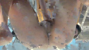 Teen pushes cum out of tight pussy
