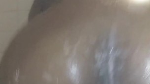 big ass clapping on dildo in slow motion