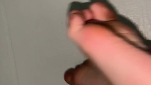 sexy soles with red polish