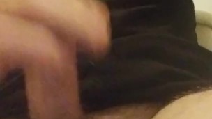 Jacking off while grandma is in next room watching T.V.