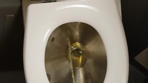 Teen gay in train toilets