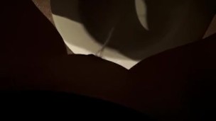 Pee desperation in public toilet Female POV mess