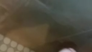 POV cumshot in shower