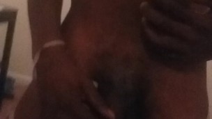 Dat bottle 8 inches playin wit big soft dick