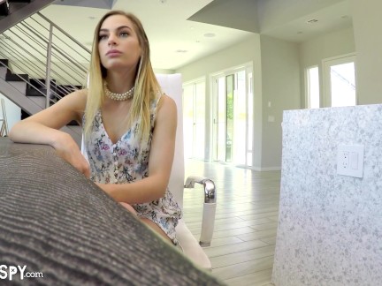 Lesbian Nanny Caught Sneaking Her GF Into House Gets Creampie 