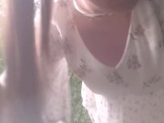 Fucking Myself and Teasing in Public