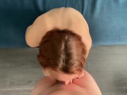 Fucking my hairy pussy in doggy and missionary and cum on my face and tits 12/16