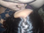 Daddy Cumming in my mouth 3/16