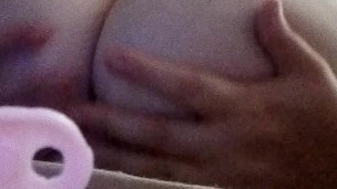playing with my big boobs