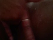 Massive squirt in bathroom