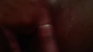 Massive squirt in bathroom