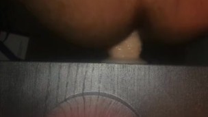 Fucking my ass on my dresser