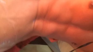 Hot Asian with sexy cock shoots an intensive load of cum