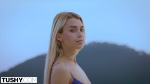 TUSHY Model has a crush and uses a butt plug to get his attention