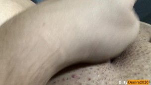 horny wife rubs wet pussy to orgasm while husband isn't home - Dirty Desire