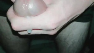 Ejaculation in warehouse