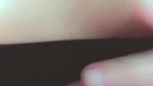 Fingering myself in a nasty bathroom