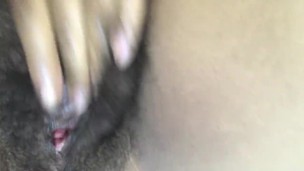 Tight black pussy being teased