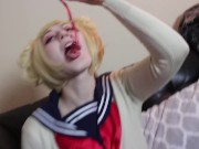 Toga Himiko Cosplay Japanese Candy Eating Haul n Blunt Smoking GFE 2/16