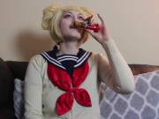 Toga Himiko Cosplay Japanese Candy Eating Haul n Blunt Smoking GFE 8/16