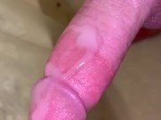 Cumming in shower with sex toy