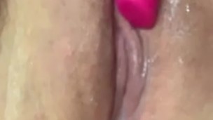 Juicy orgasm from tango vibrator
